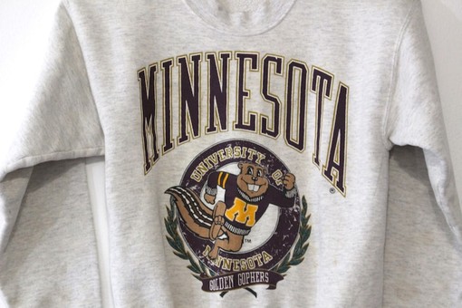 Vintage Minnesota Football Fan Shirt with Kids University of Minnesota Gophers Sweatshirt and NCAA Gifts - Image 2