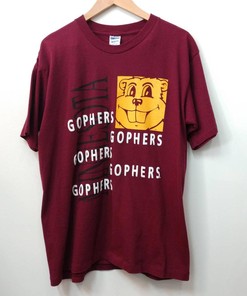 Vintage Minnesota Football Fan Shirt with Single Stitch Golden Gophers T-Shirt and NCAA Gifts