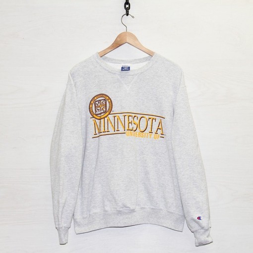 Vintage Minnesota Golden Gophers Champion Sweatshirt Crewneck NCAA for Football Lover Gifts