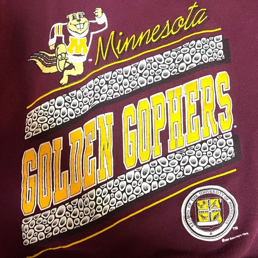 Vintage Minnesota Golden Gophers Crewneck Sweatshirt 1991 Saturday's Hero for Football Lover Gifts - Image 2