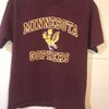 Vintage Minnesota Golden Gophers Hockey Shirt for Football Fans