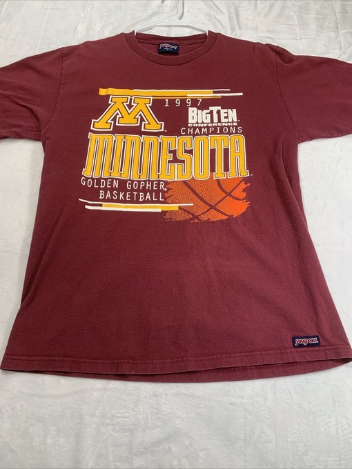 Vintage Minnesota Golden Gophers Jansport T-shirt for Football Fans