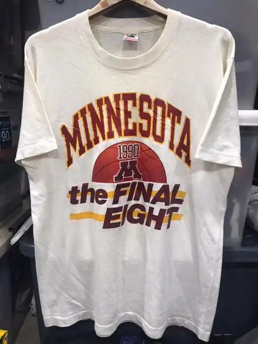 Vintage Minnesota Golden Gophers Men's NCAA T Shirt for Football Fans - Image 2