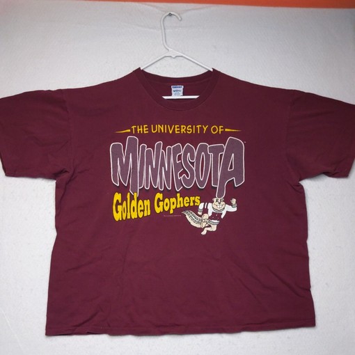 Vintage Minnesota Golden Gophers Men's Shirt for Football Fans - Image 2
