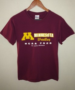 Vintage Minnesota Golden Gophers Wrestling NCAA Tournament Men's T-Shirt for Football Lover Gifts