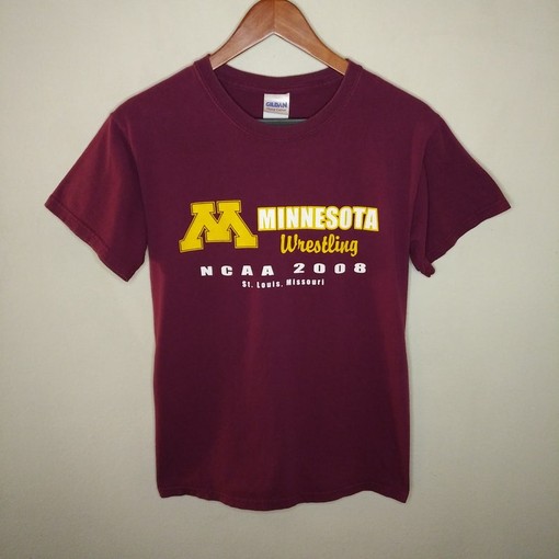 Vintage Minnesota Golden Gophers Wrestling NCAA Tournament Men's T-Shirt for Football Lover Gifts