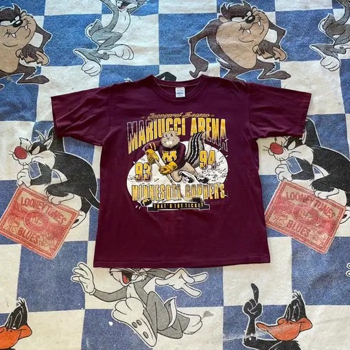 Vintage Minnesota Gophers Hockey Shirt and Football Fan Shirt