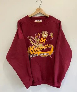 Vintage Minnesota Gophers Sweatshirt and Football Fan Shirt