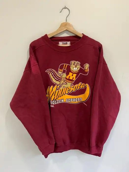 Vintage Minnesota Gophers Sweatshirt and Football Fan Shirt