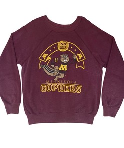 Vintage Minnesota Gophers Sweatshirt for Fans of NCAA Football