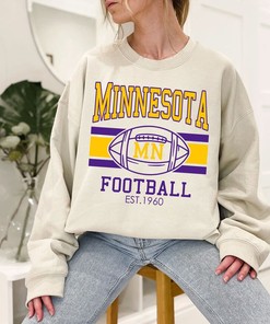 Vintage Minnesota NFL Football Sweatshirt for Fans