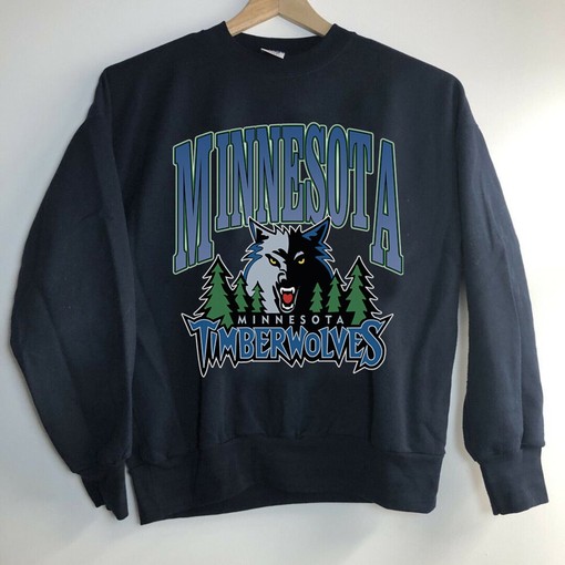 Vintage Minnesota Timberwolves NBA Logo Sweatshirt, Tee, and Hoodie for Unisex