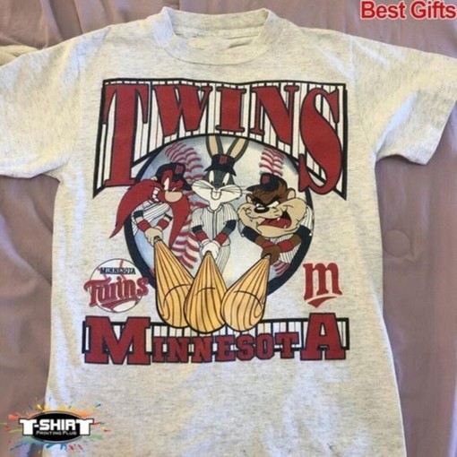 Vintage Minnesota Twins Looney Tunes T-Shirt, Baseball Fan Shirt
