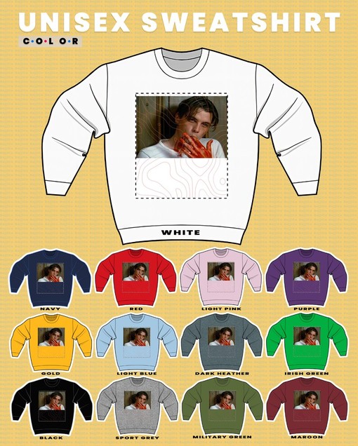 Vintage Movie Shirt - Billy Loomis, Scary Horror Homage Fan Sweatshirt Scream Sidney Actress Stu Matcher - Image 3