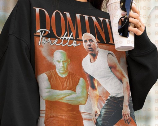 Vintage Movie Shirt of The Furious Dominic Toretto and Vin Diesel - Image 4