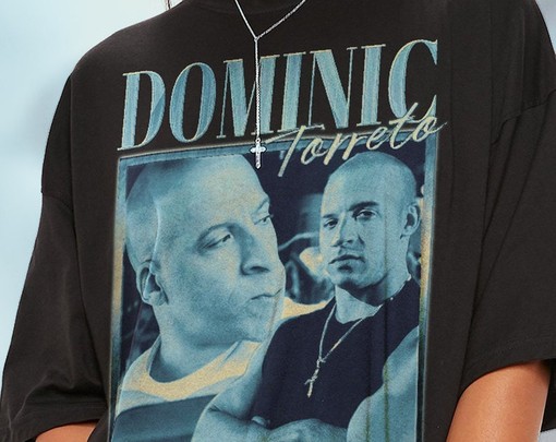 Vintage Movie Shirt of The Furious Dominic Toretto and Vin Diesel Shirt - Image 2