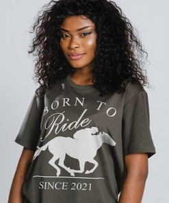 Vintage Movie Shirts: Born To Ride UNISEX Tees, Horse Rider Shirt, Horse Racing Tee, Funny Racing Shirt For Movie Fans