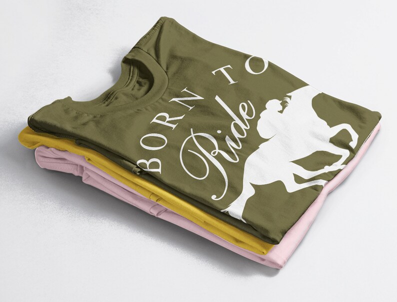 Vintage Movie Shirts: Born To Ride UNISEX Tees, Horse Rider Shirt, Horse Racing Tee, Funny Racing Shirt For Movie Fans - Image 4