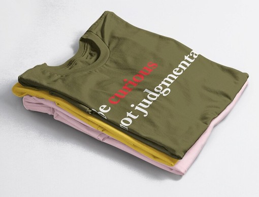 Vintage Movie Shirts: Curious Not Judgmental Unisex Tee, Funny Quote Shirt, Gift For Movie Fans - Image 4
