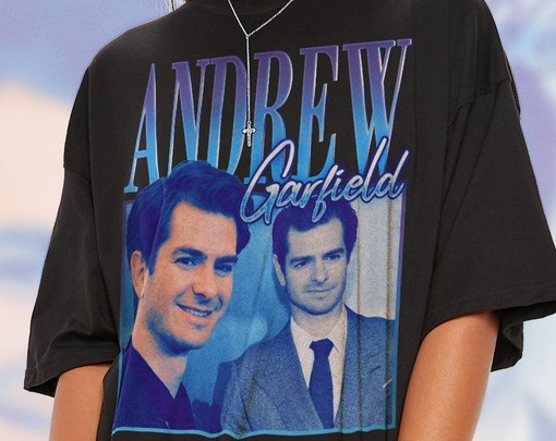 Vintage Movie Shirts: RETRO ANDREW GARFIELD Shirt, Film T-shirt for Movie Fans, Andrew Garfield Fan Tees - Image 2