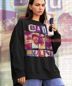 Vintage Movie Shirts: RETRO BAD BUNNY Ransom Sweatshirt, BadBunny Tribute Rap Shirt, Ocasio Vintage Tee