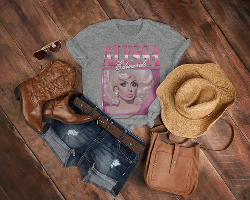 Vintage Movie Shirts: Rupaul's Drag Race Tshirt, Drag Queen Tees for Movie Fans, Alyssa Edwards Gift Shirt - Image 3