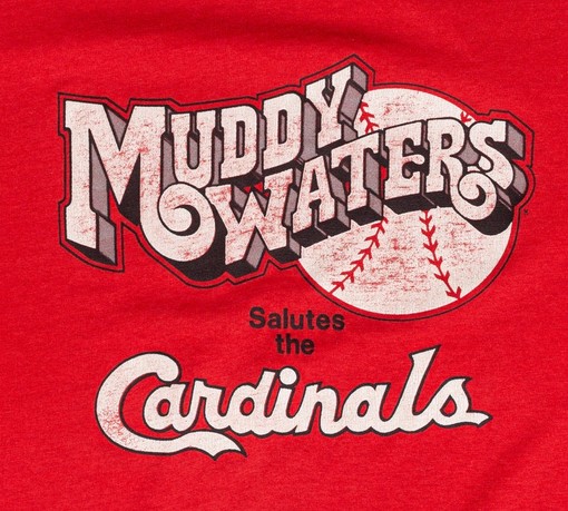 Vintage Muddy Waters Salutes The Cardinals T Shirt - Image 2