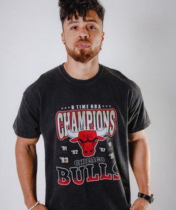 Vintage NBA 90s Chicago Bulls Logo Champions Sweatshirt Hoodie - Retro NBA Style