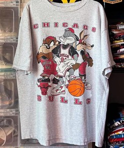 Vintage NBA Chicago Bulls Looney Tunes Tee, Sweatshirt, Hoodie - Retro NBA Style
