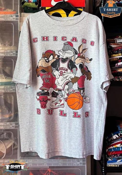 Vintage NBA Chicago Bulls Looney Tunes Tee, Sweatshirt, Hoodie - Retro NBA Style