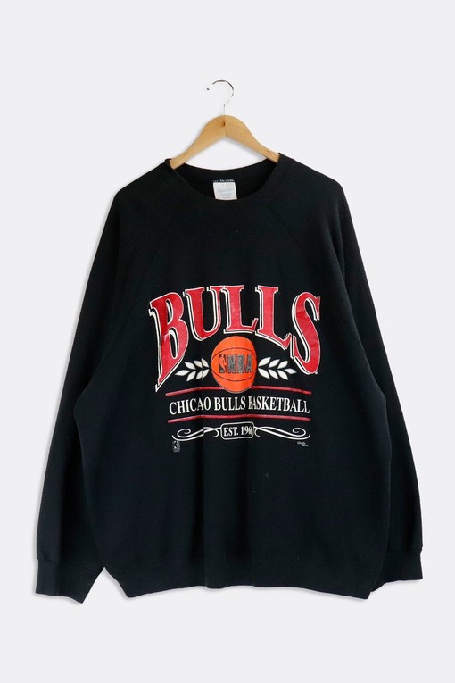 Vintage NBA Chicago Bulls Orange Basketball Unisex Sweatshirt Hoodie Shirt - Retro NBA Style