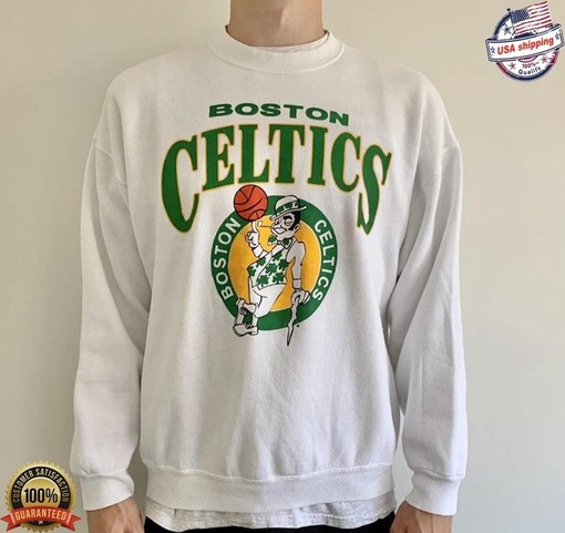 Vintage NBA Finals Boston Celtics Shirt, Big Logo Sweatshirt - Unisex NBA Apparel