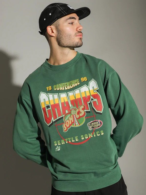 Vintage NBA Seattle Supersonics Logo Sweatshirt, Basketball Shirt, Unisex Sweater Hoodie, Perfect Gift for Fans