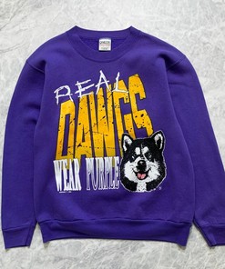 Vintage NCAA 90s Washington Huskies Crewneck Sweatshirt - Classic College Shirts - State University Shirts