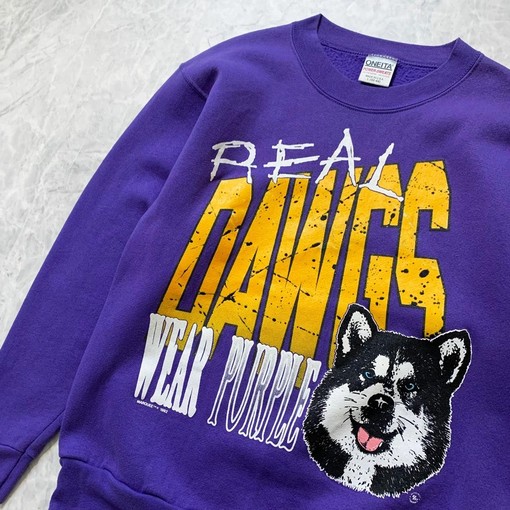 Vintage NCAA 90s Washington Huskies Crewneck Sweatshirt - Classic College Shirts - State University Shirts - Image 2