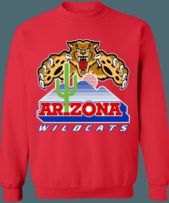 Vintage NCAA Arizona Wildcats Sweatshirt Hoodie - Classic Tee for NCAA Fans