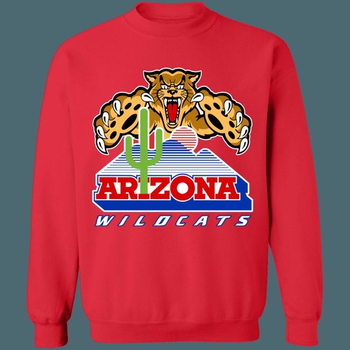 Vintage NCAA Arizona Wildcats Sweatshirt Hoodie - Classic Tee for NCAA Fans