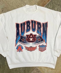 Vintage NCAA Auburn Tigers College Sweatshirt, Unisex Shirt Sweatshirt