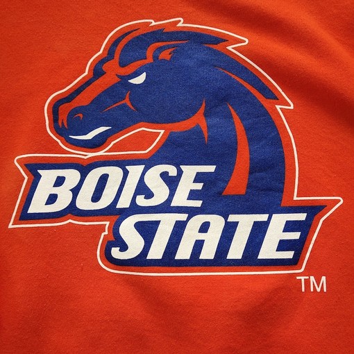 Vintage NCAA Boise State Broncos University Football Sweatshirt Hoodie Shirt - Image 2