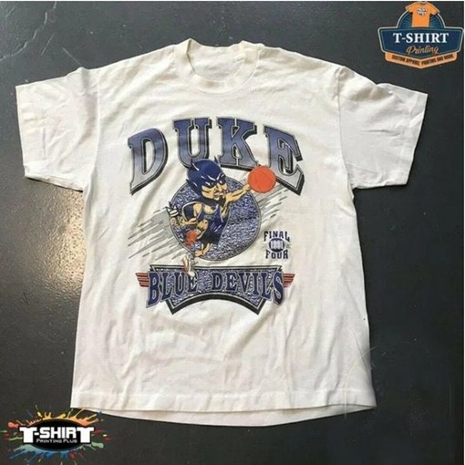 Vintage NCAA Duke Blue Devils Basketball Shirt, Duke Blue Devils Shirt, NCAA Shirt Shirt with Classic Design