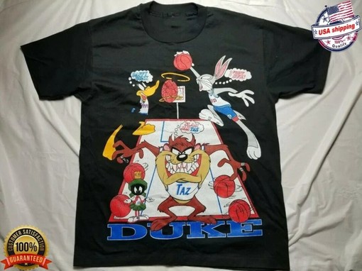 Vintage NCAA Duke Blue Devils Looney Tunes T-Shirt, Duke Blue Devils Shirt Shirt, Unisex Shirt with Fun Graphics