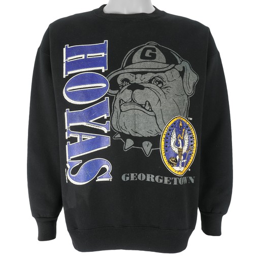 Vintage NCAA Georgetown Hoyas Crew Neck Sweatshirt featuring American University Shirt