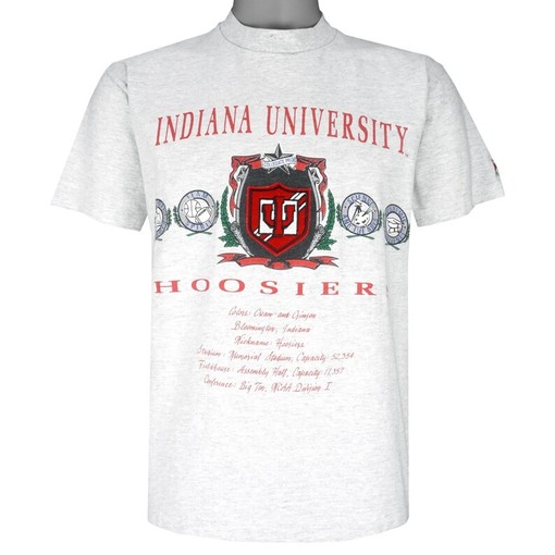 Vintage NCAA Indiana Hoosiers Big Logo Unisex Shirt - Classic College Shirts - NCAA Shirts for Men