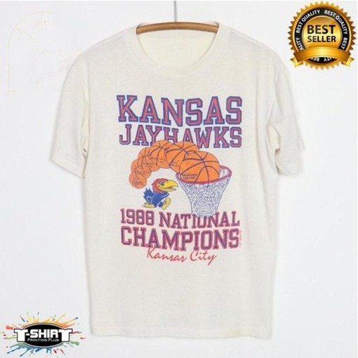 Vintage NCAA Kansas Jayhawks Shirt, Basketball Fan Gear