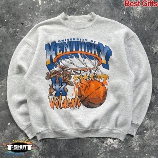 Vintage NCAA Kentucky Wildcats Logo Sweatshirt, University of Kentucky Shirt