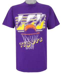 Vintage NCAA LSU Tigers Basketball T-Shirt