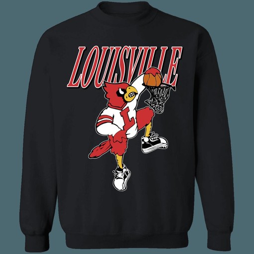Vintage NCAA Louisville Cardinals Basketball Crewneck Sweatshirt Hoodie for Unisex Fans - Image 4