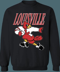 Vintage NCAA Louisville Cardinals Football Crewneck Sweatshirt Hoodie for Unisex Fans