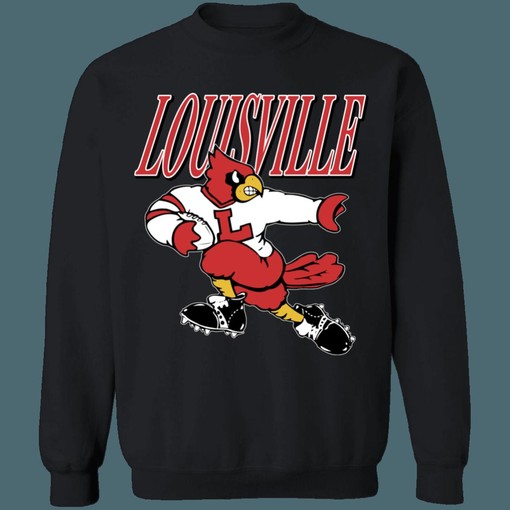 Vintage NCAA Louisville Cardinals Football Crewneck Sweatshirt Hoodie for Unisex Fans