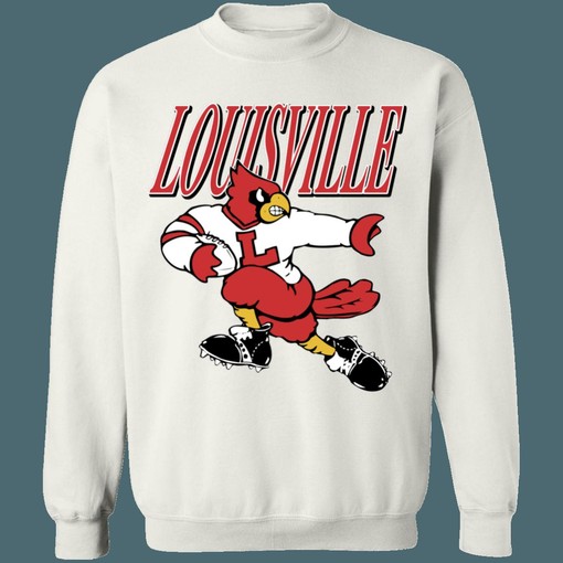 Vintage NCAA Louisville Cardinals Football Crewneck Sweatshirt Hoodie for Unisex Fans - Image 3